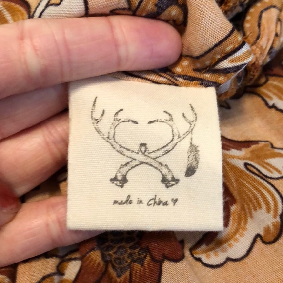 Spell Etienne Mini Skirt in Sienna - Picture 4 of 8